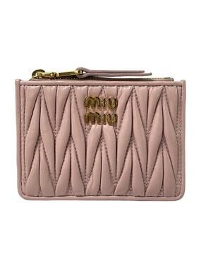Miu Miu | Bags | Miu Miu Pink Leather Key Case | Poshmark